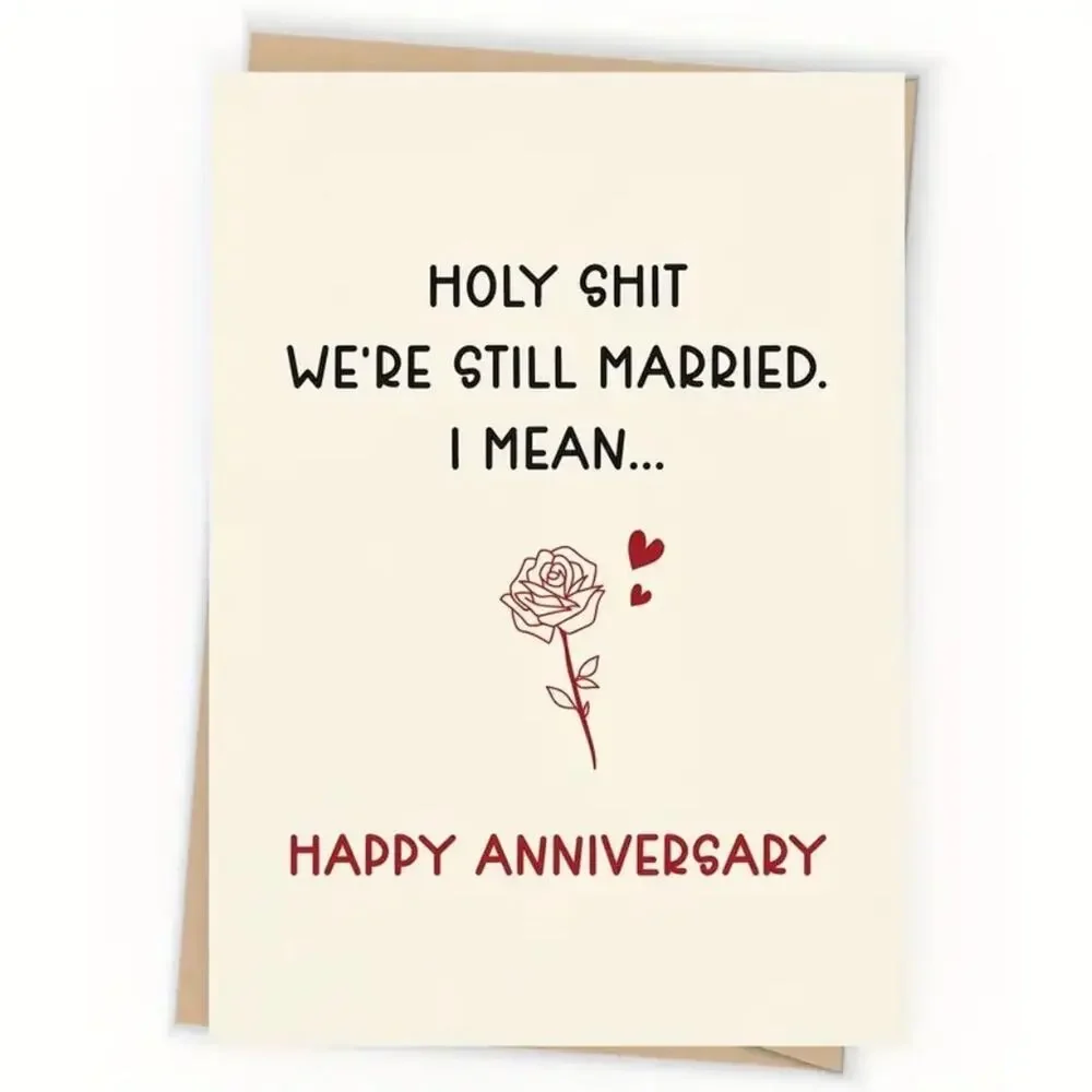 Anniversary Funny Adult Card - 5